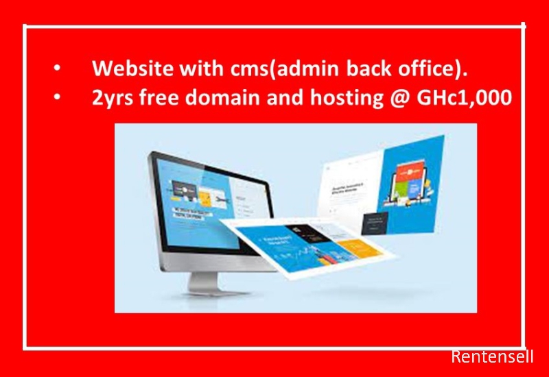 Website with admin back office