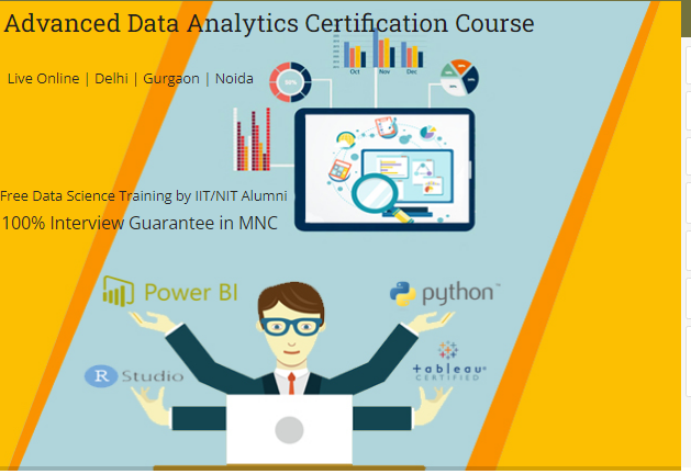 Data Analyst Certification Course in Delhi.110058. Best Online Data Analytics Training in Gurgaon by MNC Professional [ 100% Job in MNC] Summer Offer'
