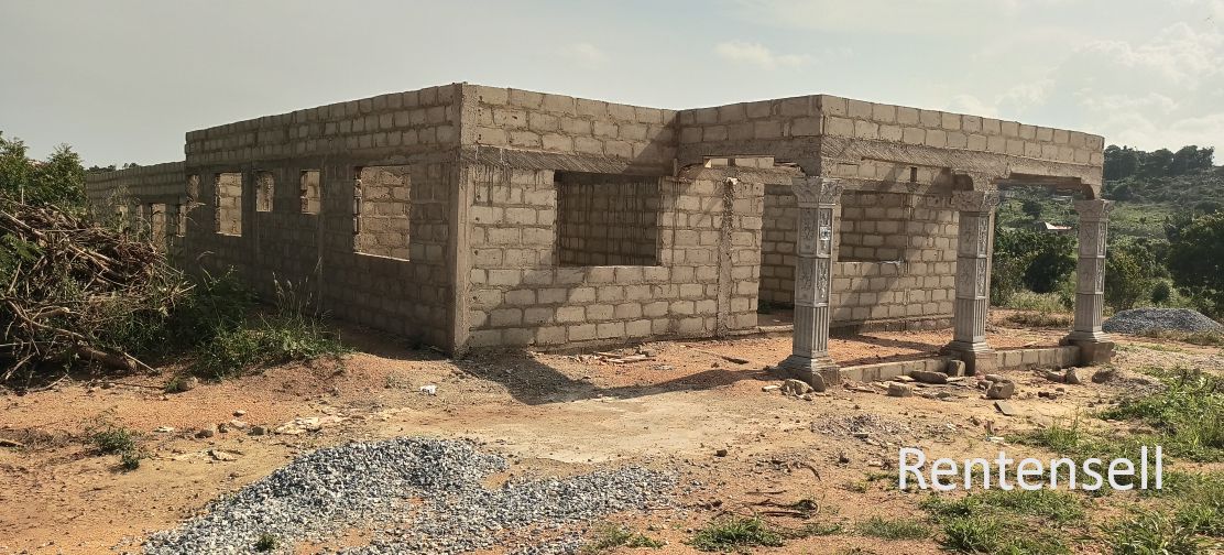 3-BEDROOM AND 3-CHAMBER AND HALL UNCOMPLETED FOR SALE
