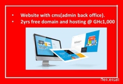 Website with admin back office