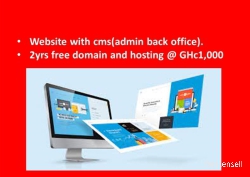 Website with admin back office