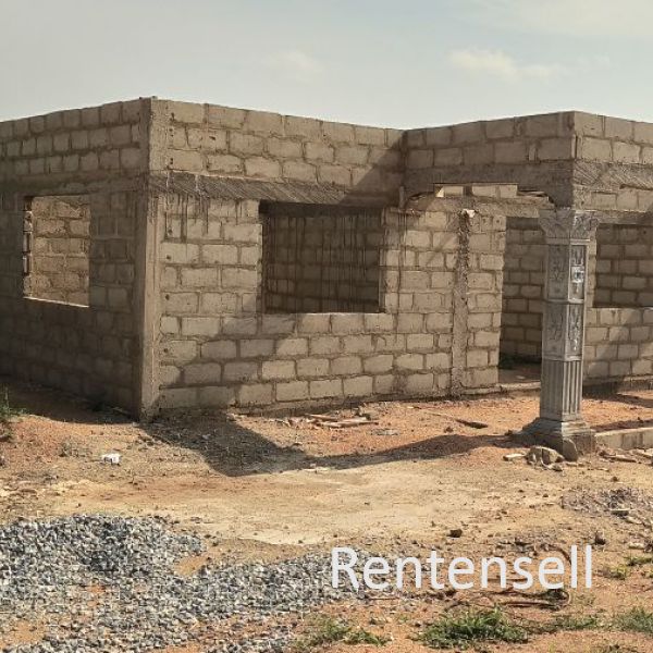 3-BEDROOM AND 3-CHAMBER AND HALL UNCOMPLETED FOR SALE