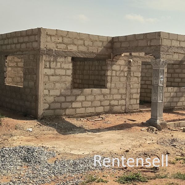 3-BEDROOM AND 3-CHAMBER AND HALL UNCOMPLETED FOR SALE